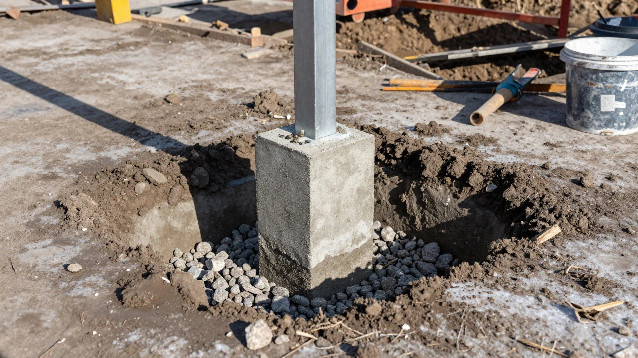 Что положить под забор: лучшие материалы для основания и их особенности