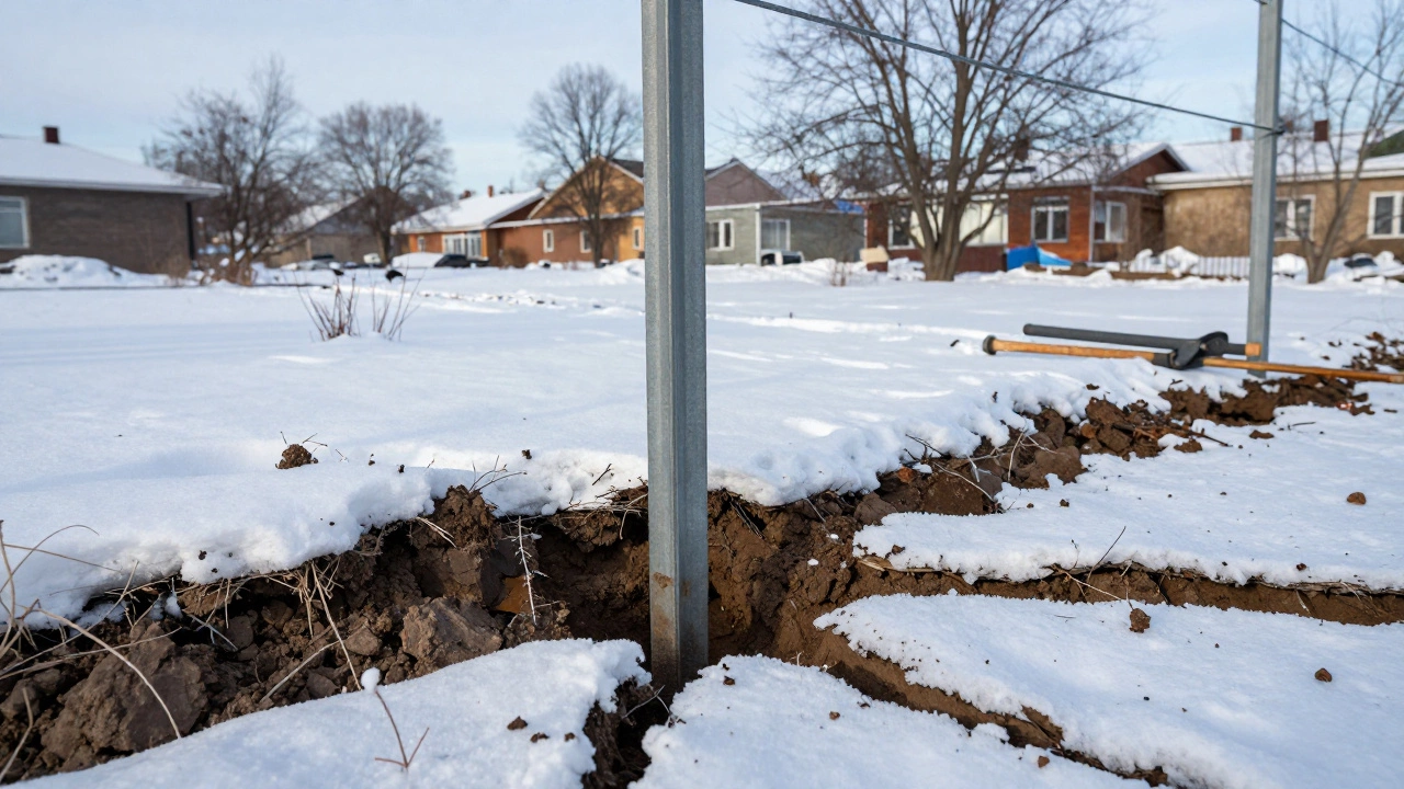 Что лучше: забивать или бетонировать столбы для забора?